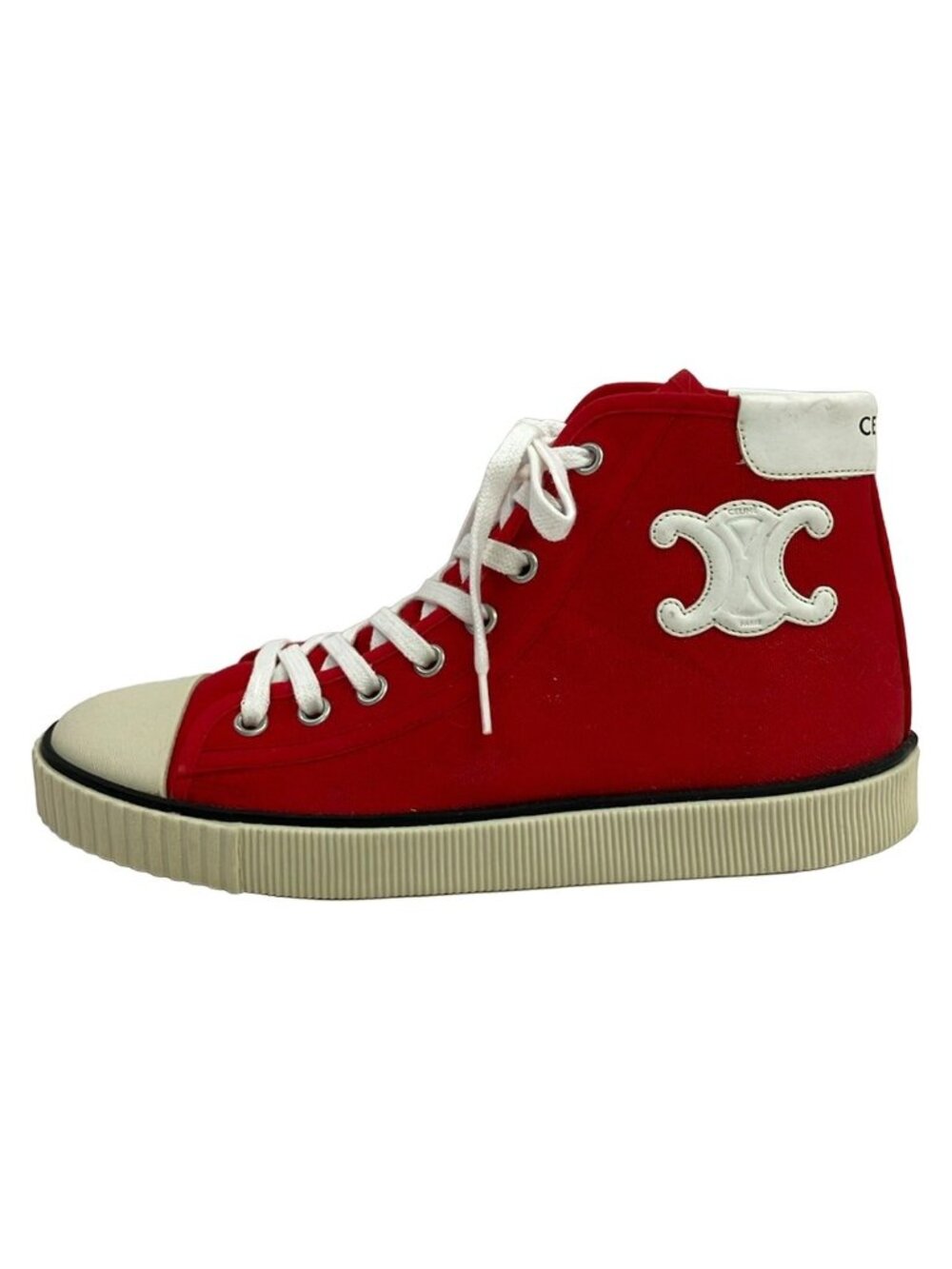 Celine Sneakers 36 Red High - Picture 1 of 6